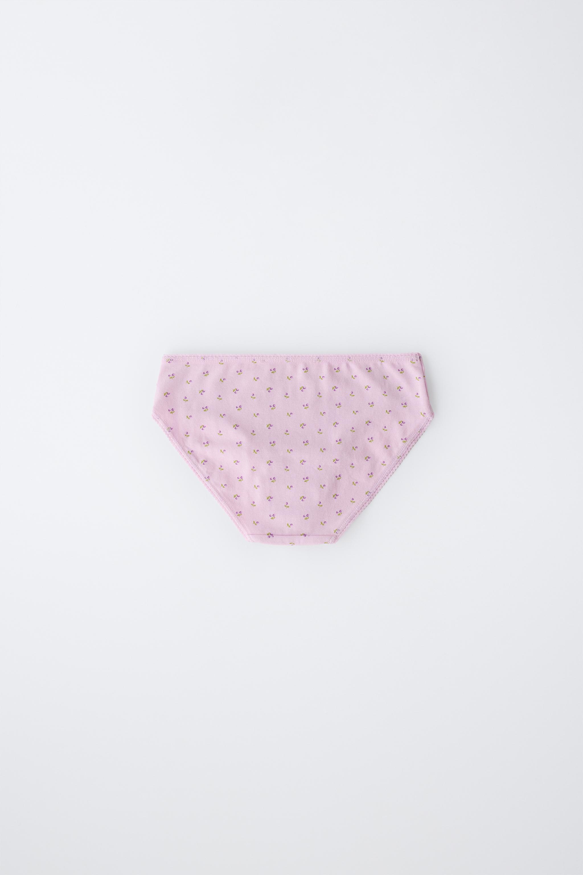 6-14 YEARS / 6-PACK POINTELLE AND FLORAL BRIEFS