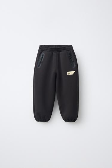 INTERLOCK PLUSH JOGGERS - Anthracite grey by Zara