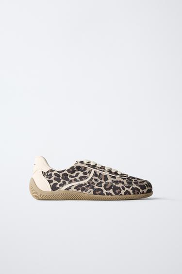 BASKETS ANIMAL PRINT - Marron de Zara - Image 0
