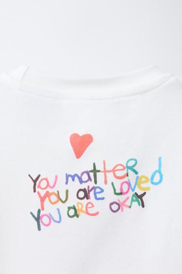 T-SHIRT IMPRIMÉ OURSON - Blanc cassé de Zara - Image 3