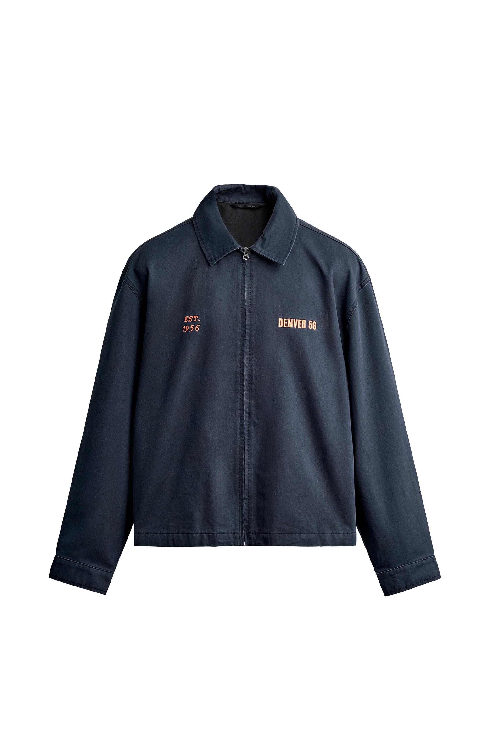 CAZADORA RELAXED FIT PARCHES BORDADOS