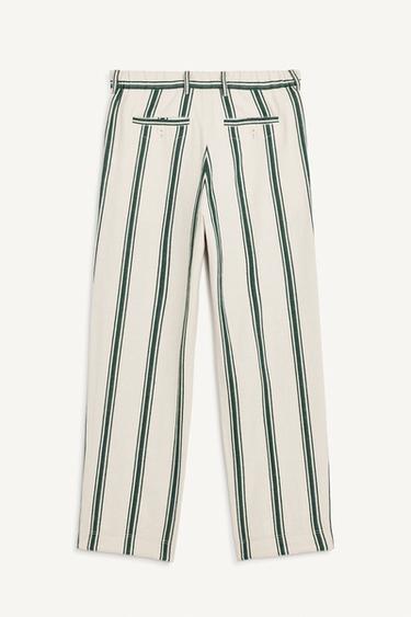 STRPD PNT - Green / Ecru by Zara - Image 4