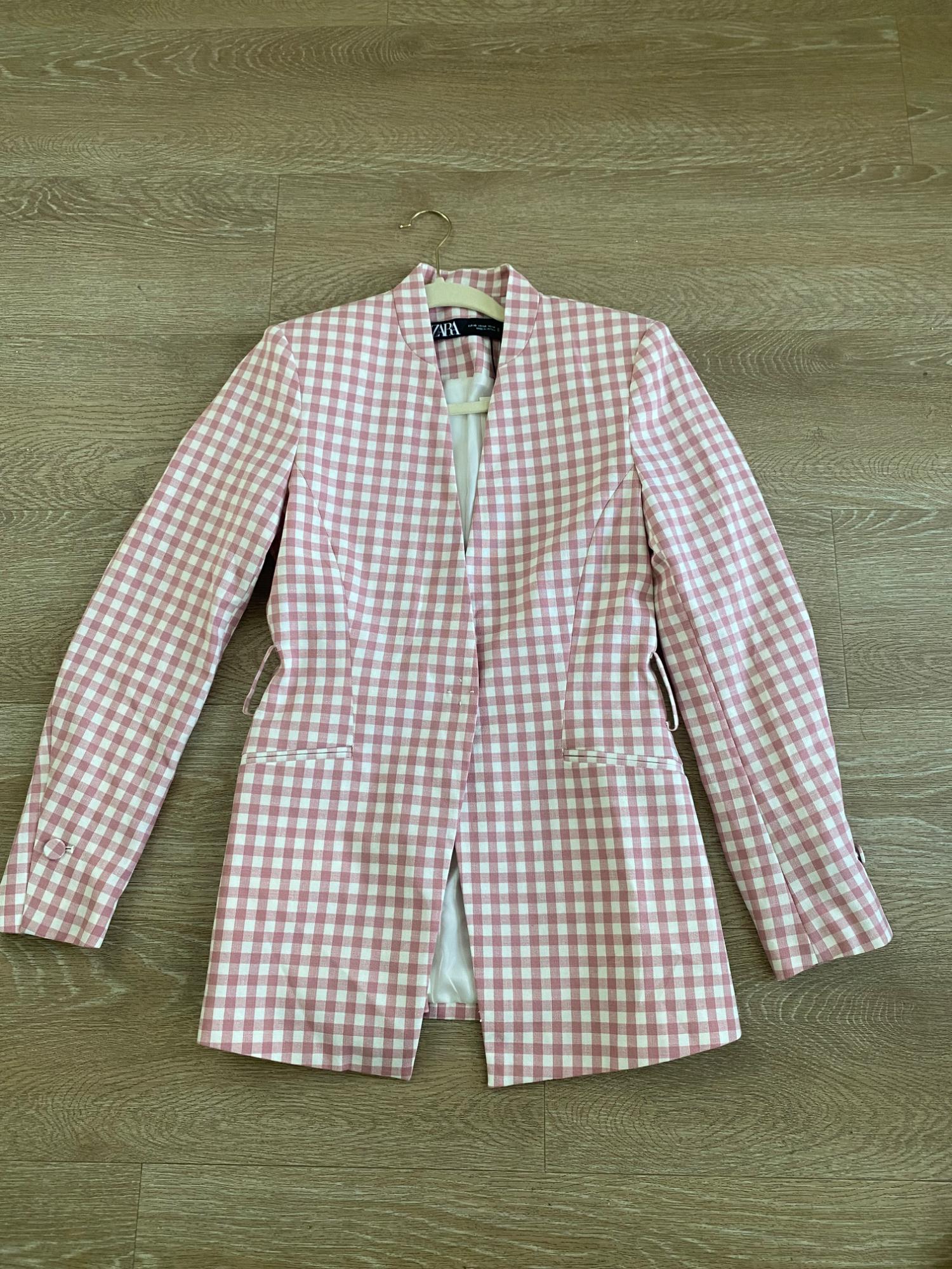 GINGHAM BLAZER