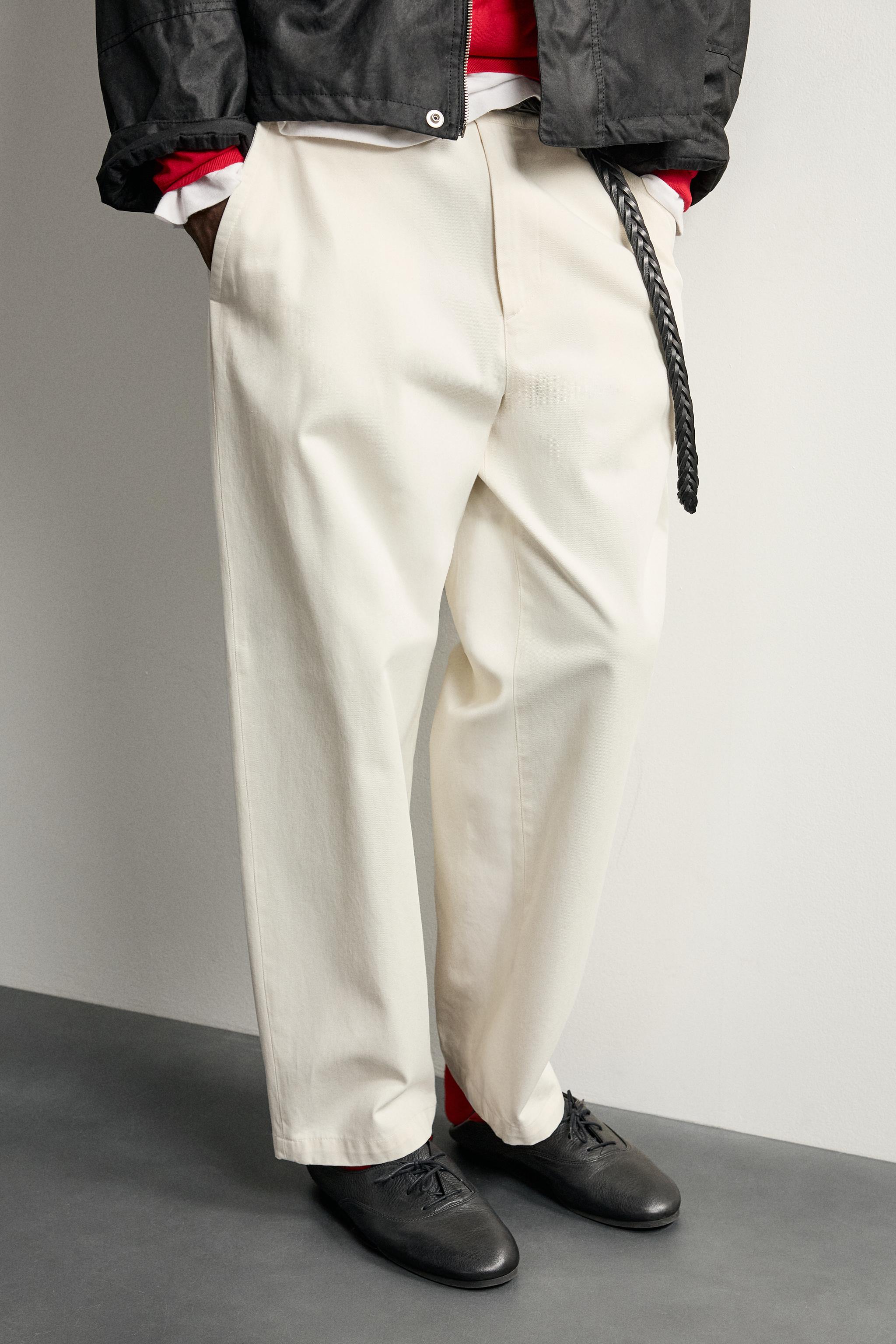 AARON LEVINE X ZARA REGULAR FIT CHINO PANTS