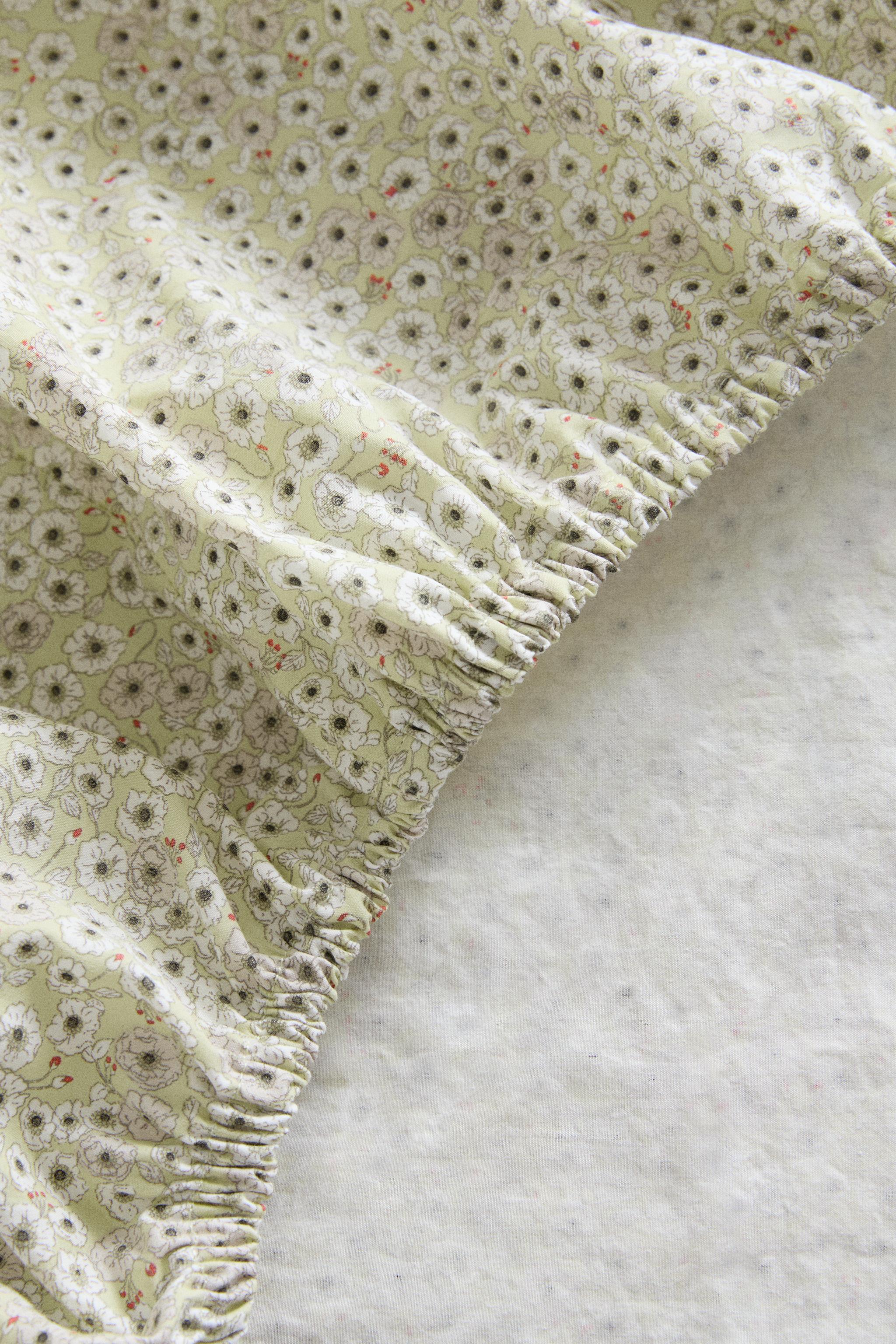 Zara KIDS’ FLORAL FITTED SHEET — фото 4
