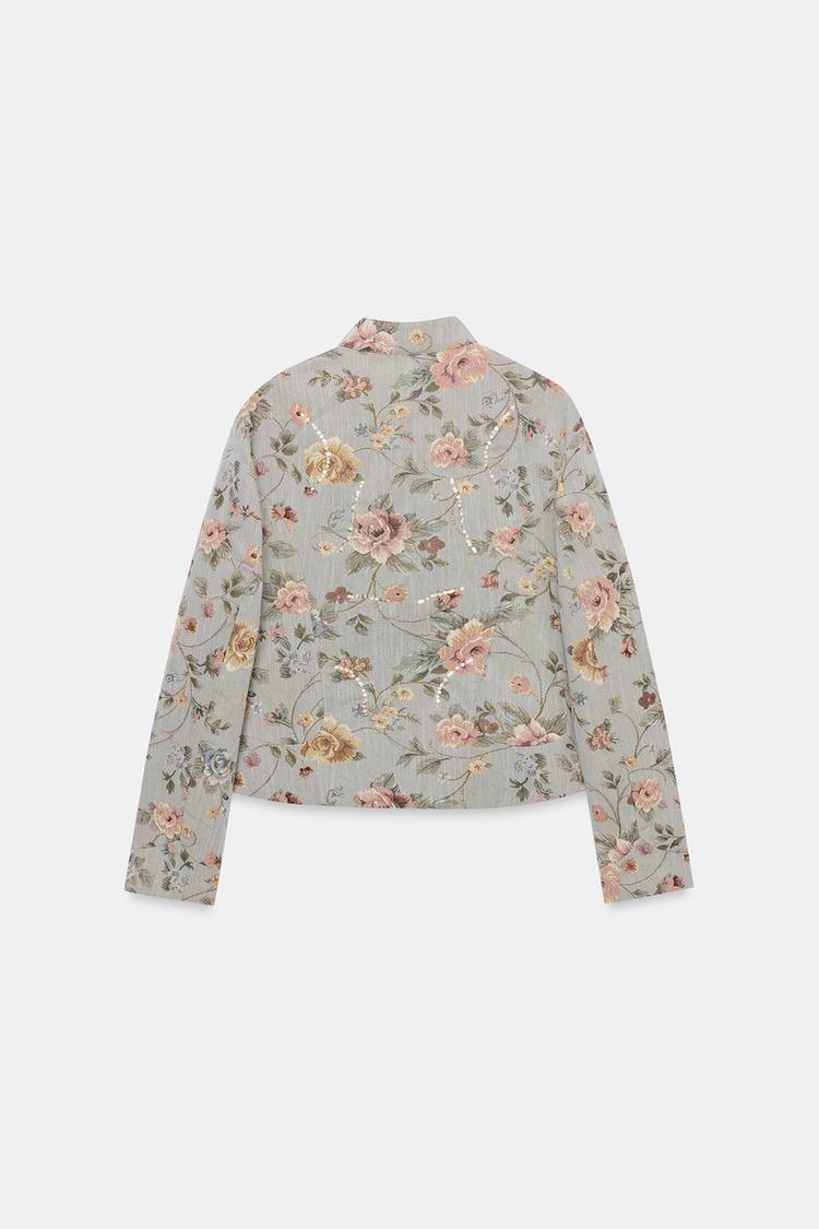 Blazer de jacquard colección ZW 8
