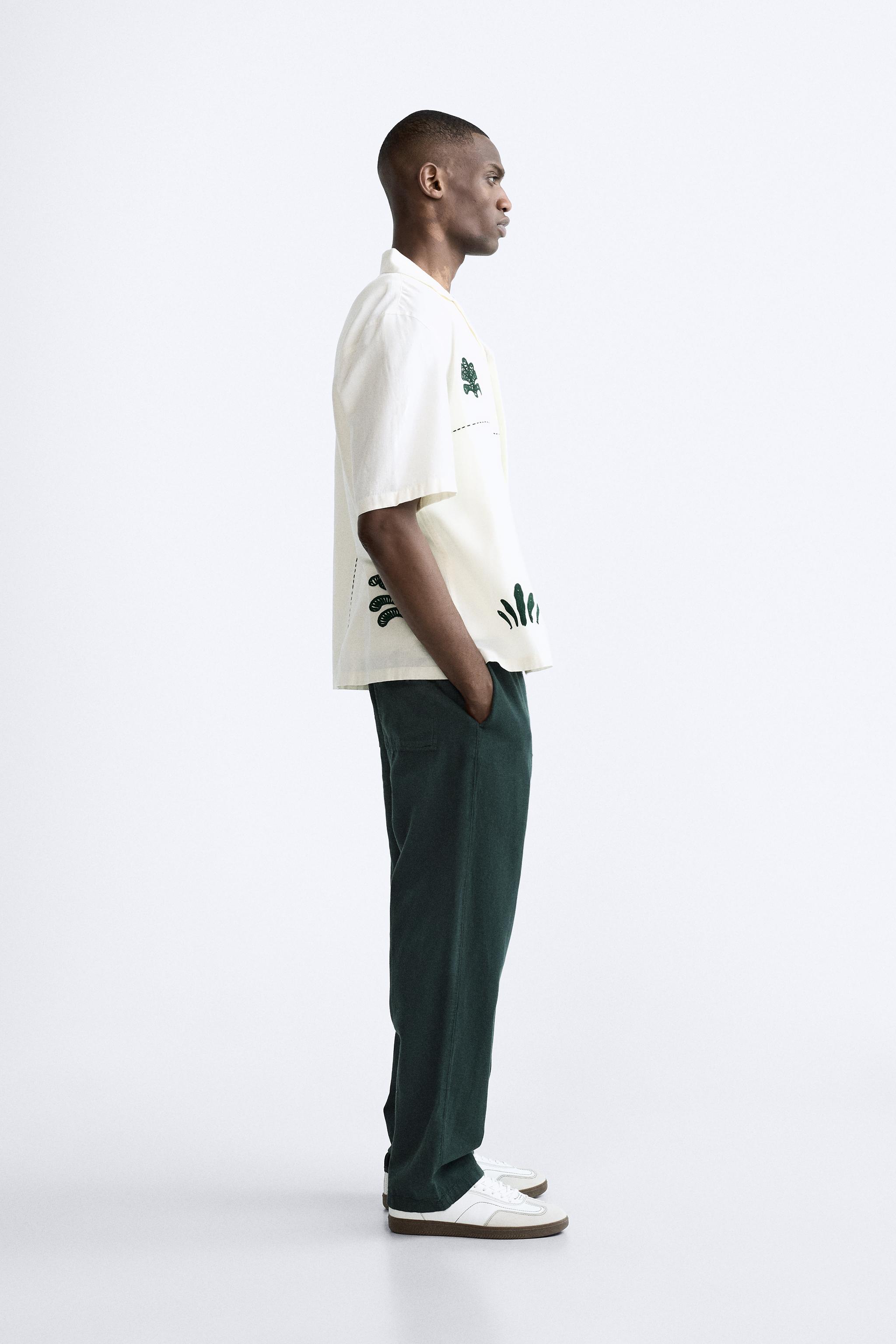 COTTON - LINEN PANTS