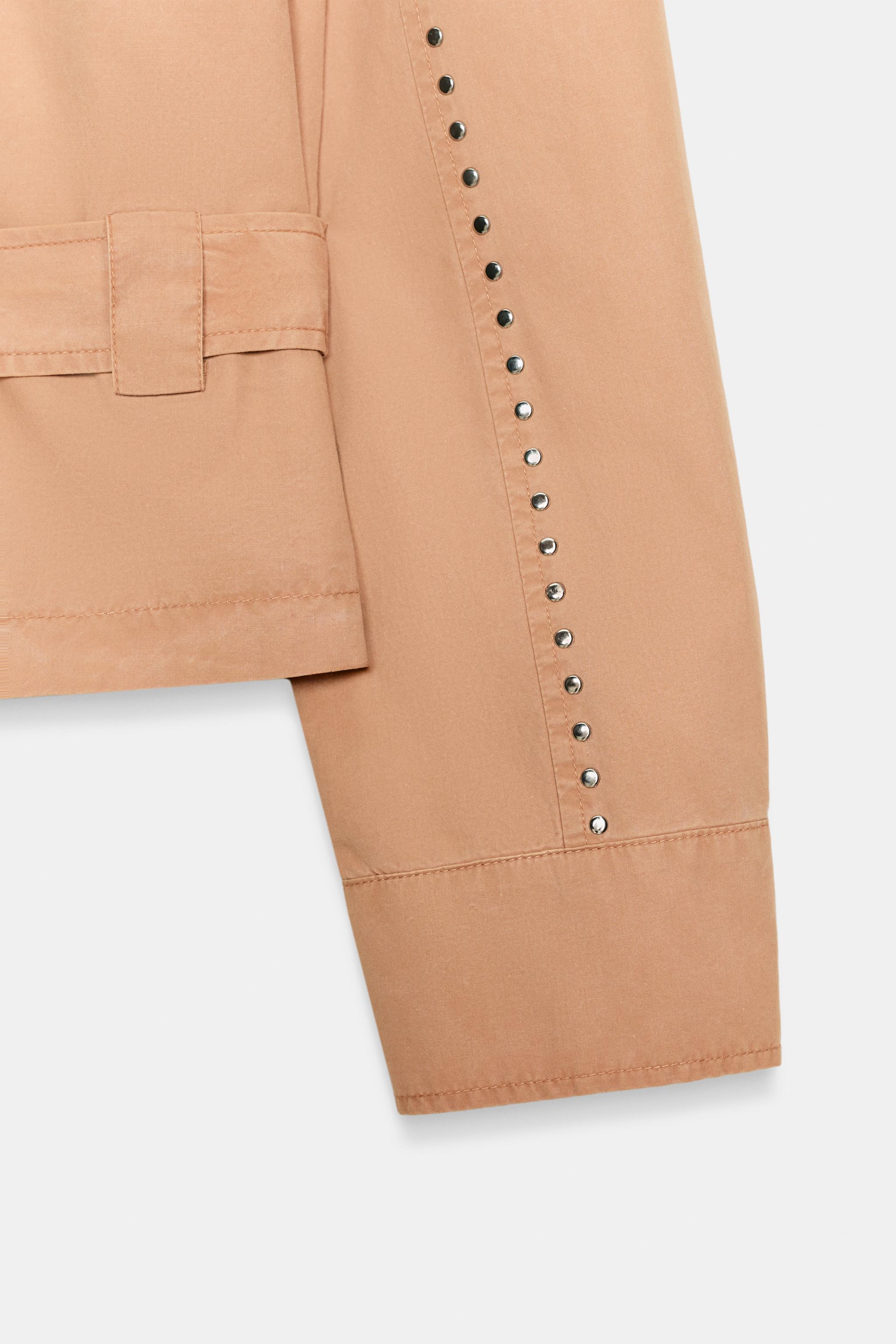 VESTE CLOUS CEINTURE