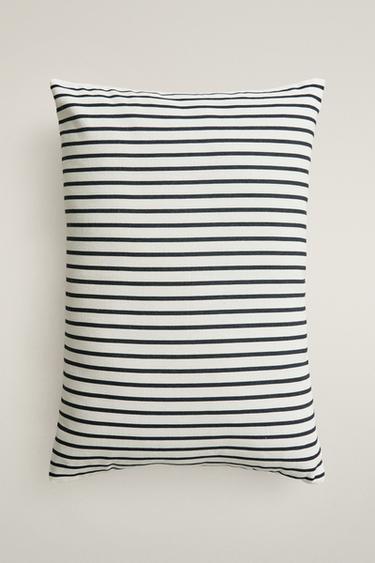 STRIPED CUSHION COVER - White by Zara