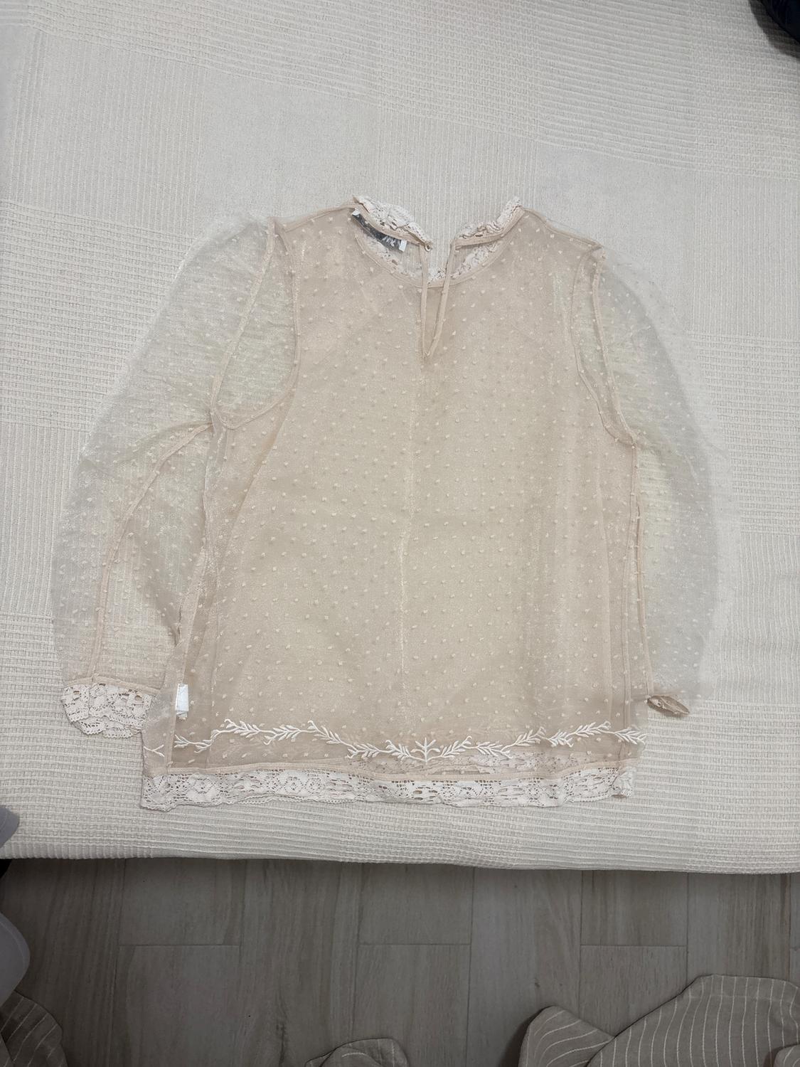 EMBROIDERED PLUMETIS BLOUSE - Image 2