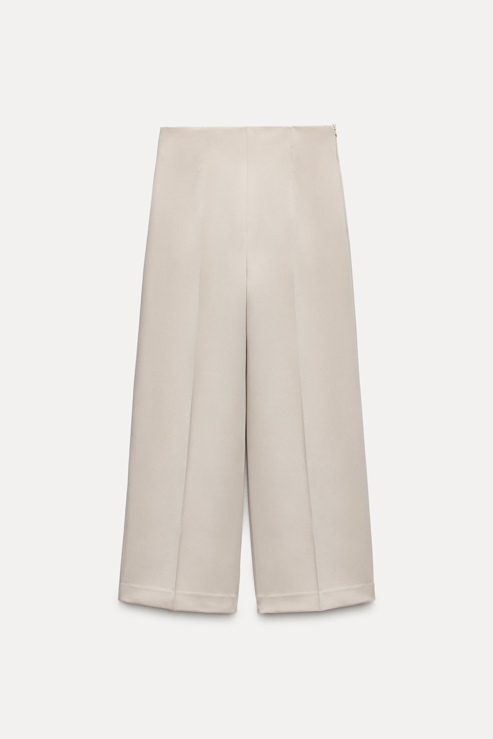 WIDE LEG CROPPED PANTS ZW COLLECTION