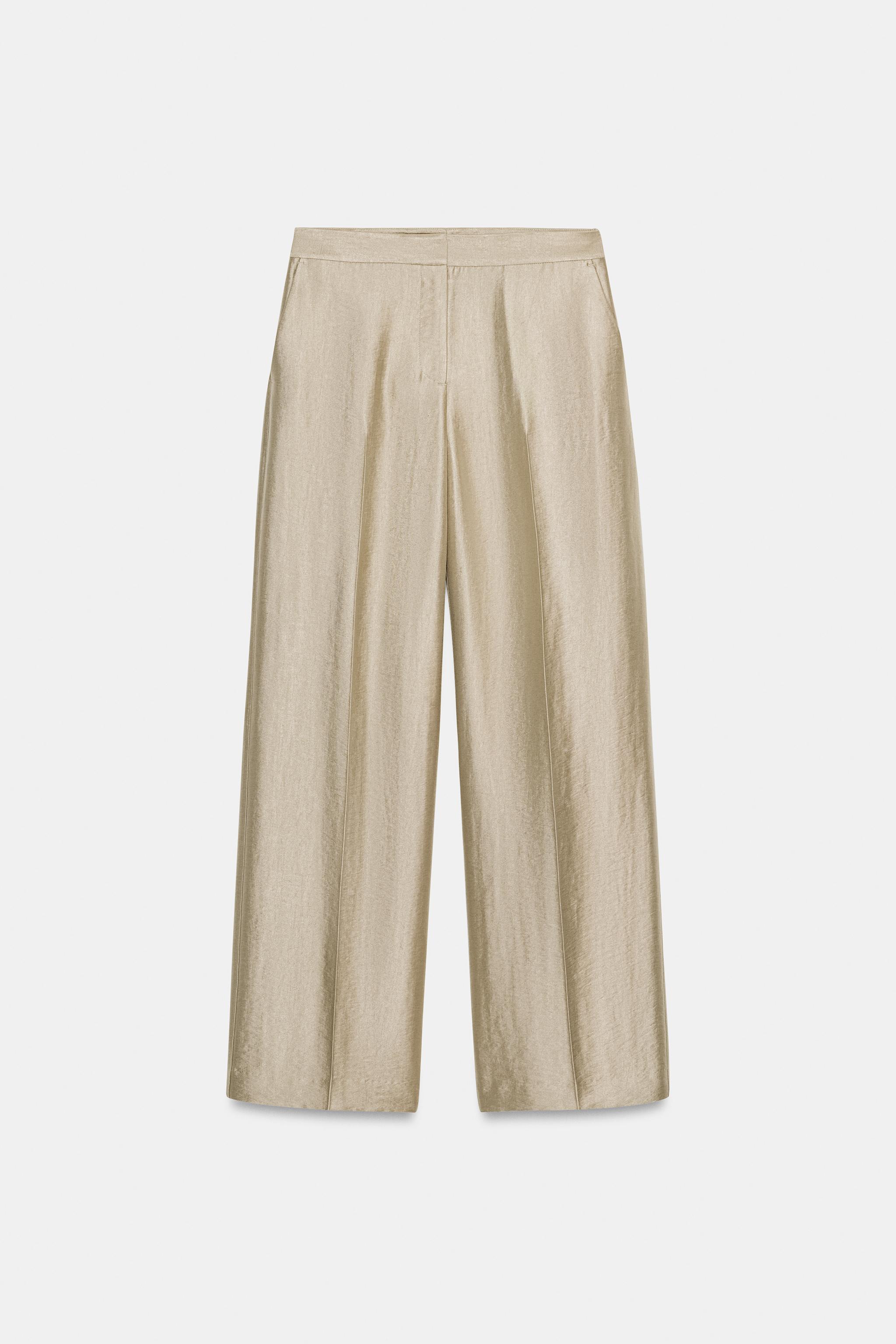PANTALON DROIT TAILLE HAUTE