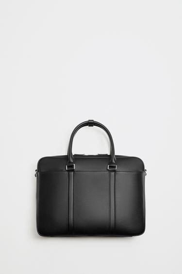 Zara DOUBLE COMPARTMENT BRIEFCASE - Black