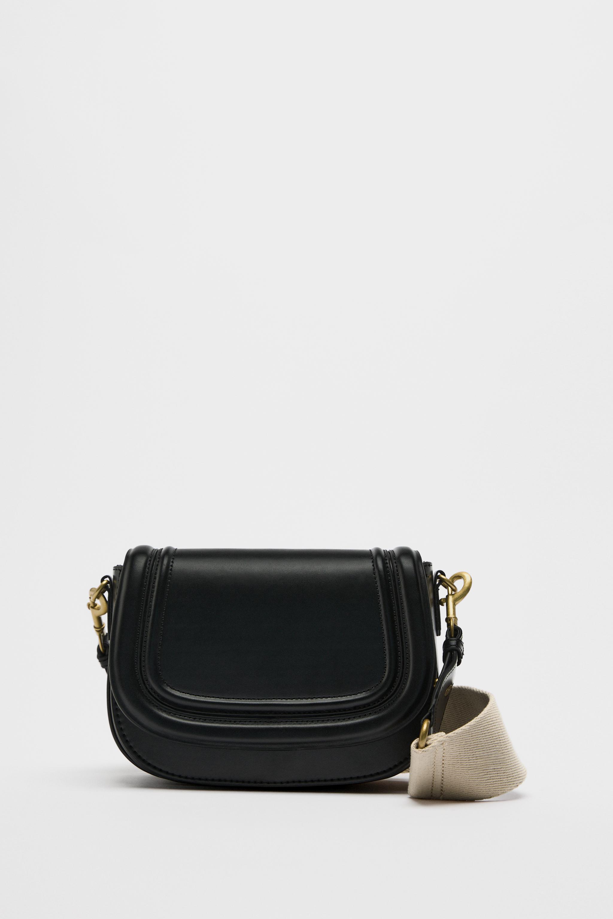 BOLSO BANDOLERA Negro ZARA Espana