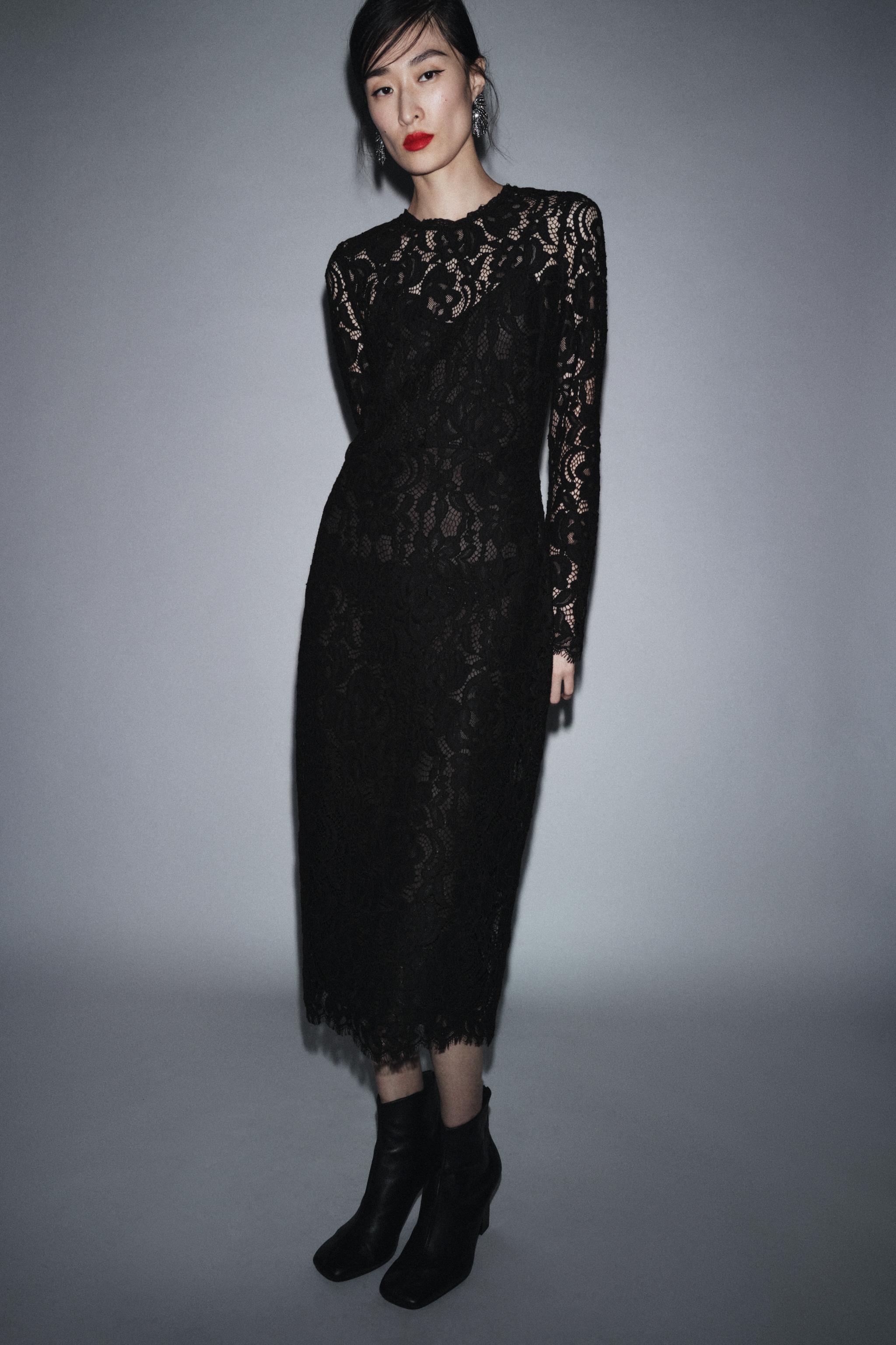 ZW COLLECTION LIMITED EDITION LACE MIDI DRESS
