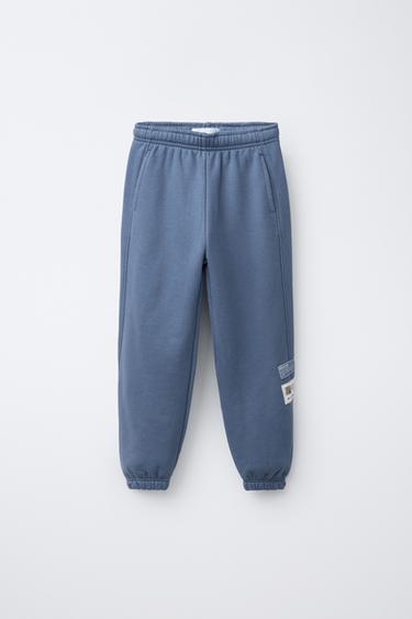 LABEL SWEATSHIRT AND JOGGERS SET - Blue by Zara - Image 3