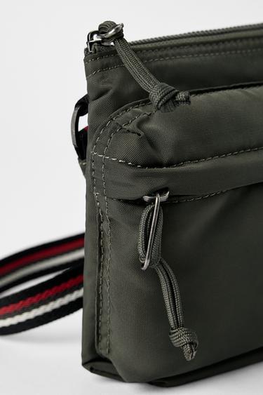 NYLON CROSSBODY BAG BOBBY GILLESPIE X ZARA - Green by Zara - Image 4