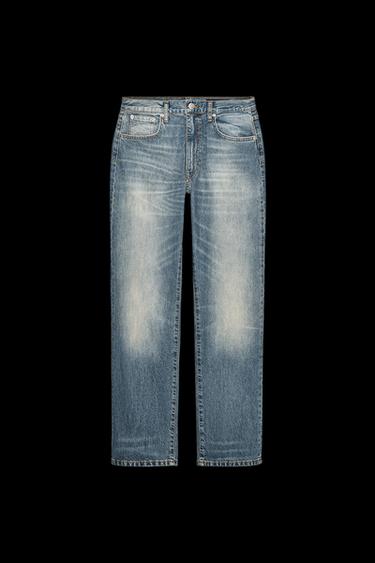 ZW COLLECTION BAGGY LOW-RISE JEANS - Blue by Zara - Image 0