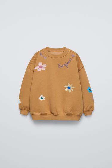 ХУДИ С ВЫШИВКОЙ — ГОРЧИЧНЫЙ от Zara — изображение 0