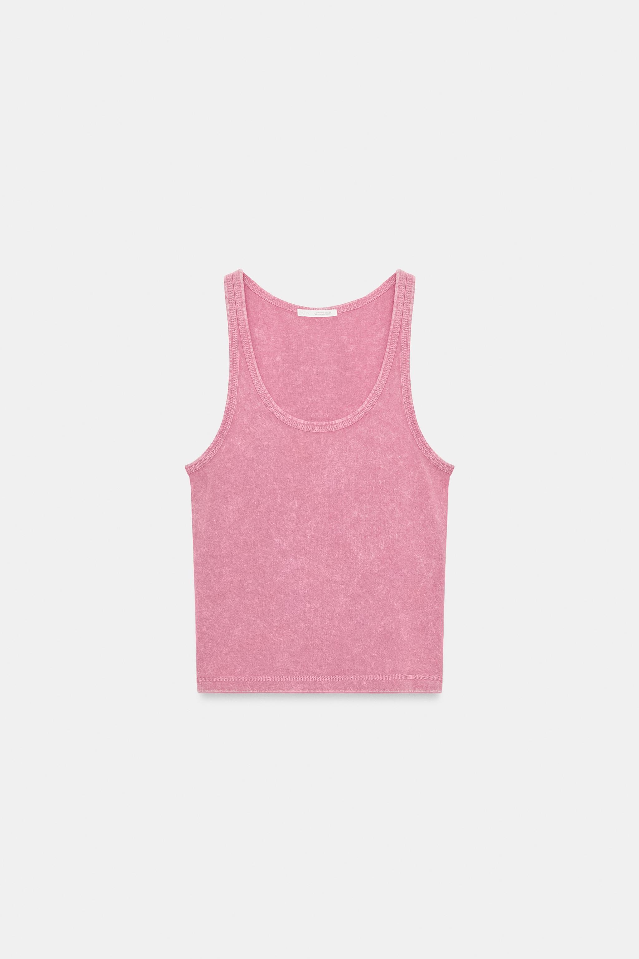 RUSTIC SLEEVELESS T-SHIRT