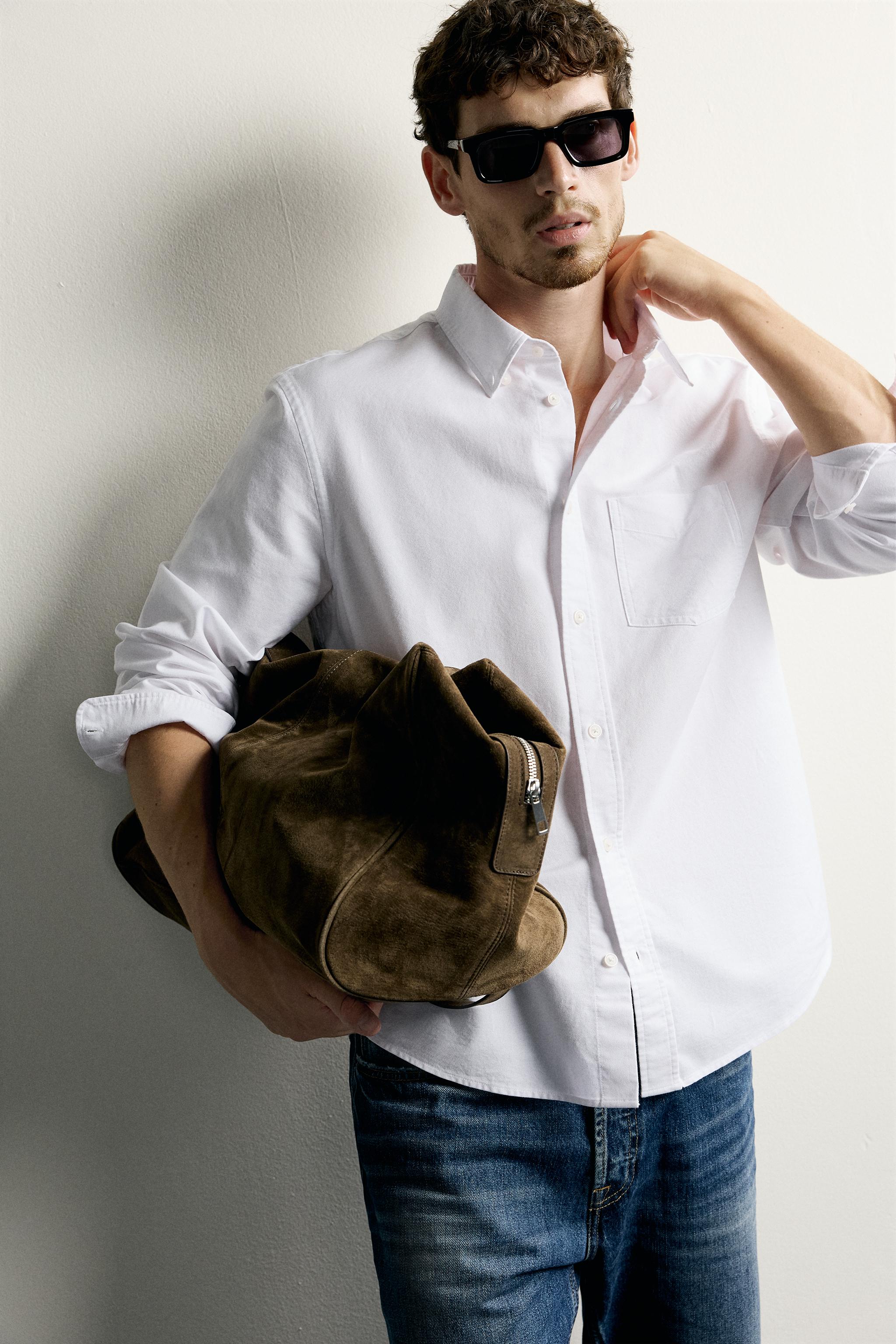 CHEMISE REGULAR FIT STRUCTURÉE OXFORD