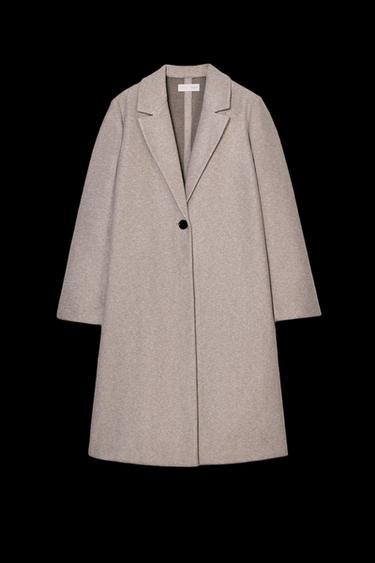 SOFT BASIC COAT - Beige marl by Zara - Image 0