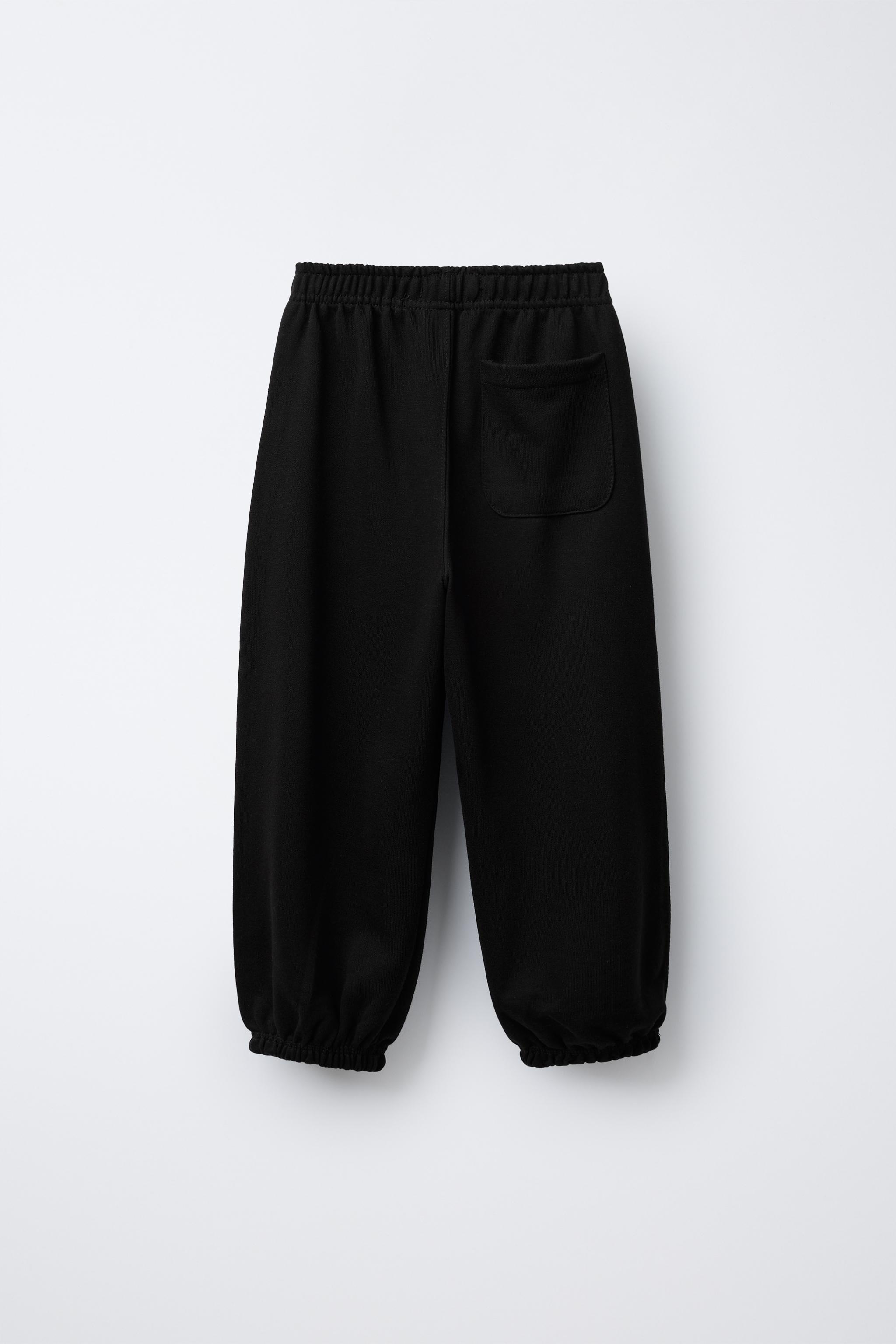 STOPPER FLEECE JOGGER PANTS - Black | ZARA United States