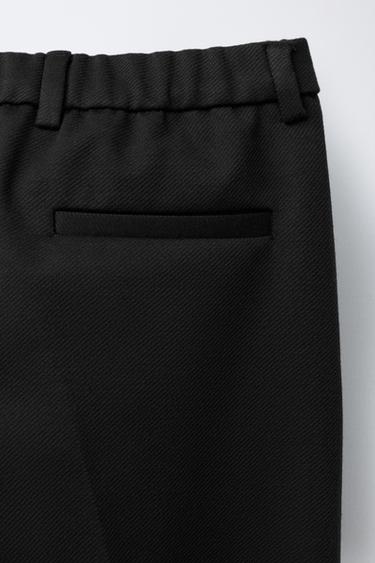COMFORT SUIT TROUSERS - Black by Zara
