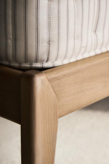 STRUCTURE DE LIT CHÊNE - Beige clair de Zara - Image 2