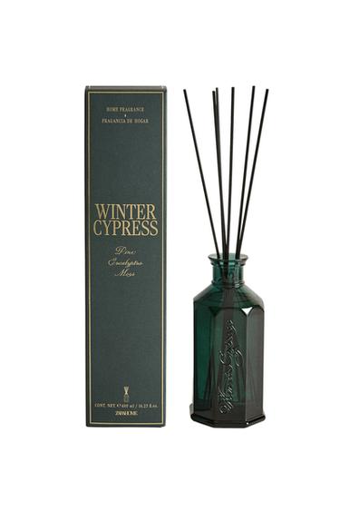 Zara (480 ML) WINTER CYPRESS SCENTED REED DIFFUSER - whiskey