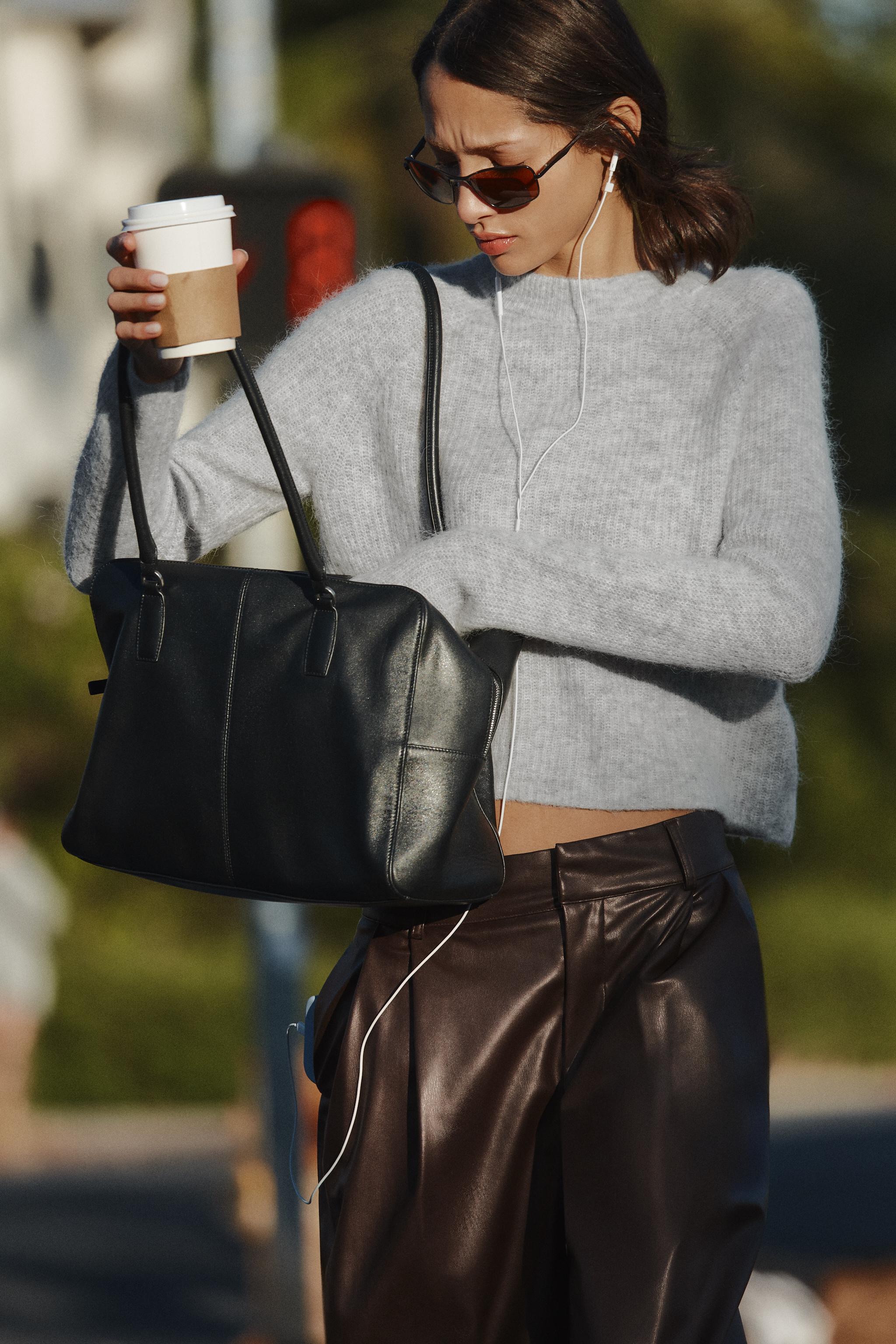 BASIC ALPACA AND WOOL SWEATER