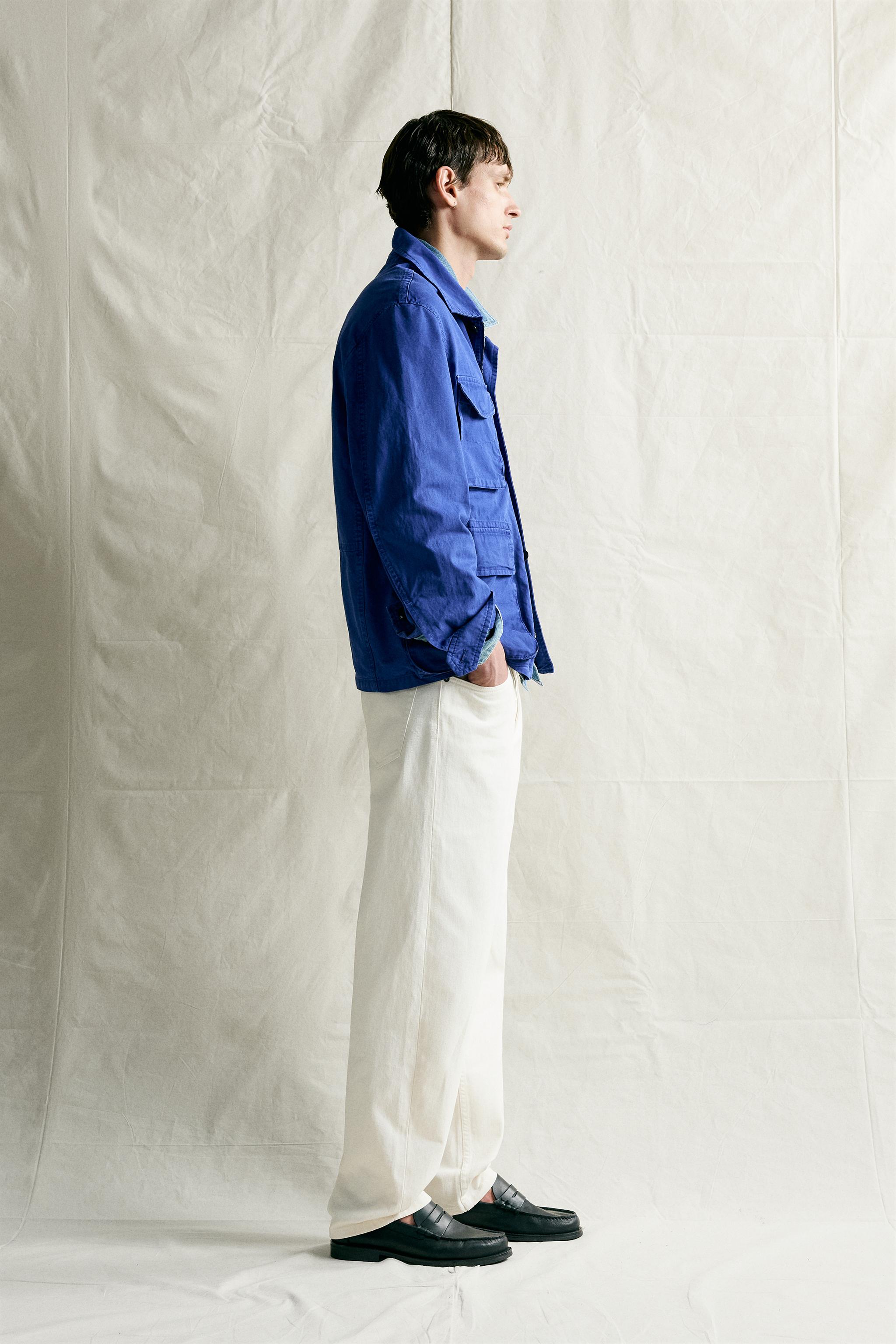 Мужские куртки Zara RELAXED-FIT UTILITY POCKET JACKET — фото 4