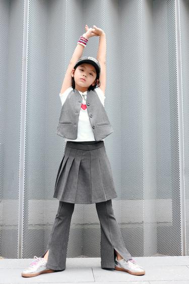 PLAIN RIBBED FLARE LEGGINGS - Grey marl by Zara