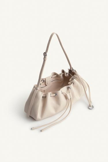 LTHR SHLDR BG 16 - blanc de Zara - Image 7