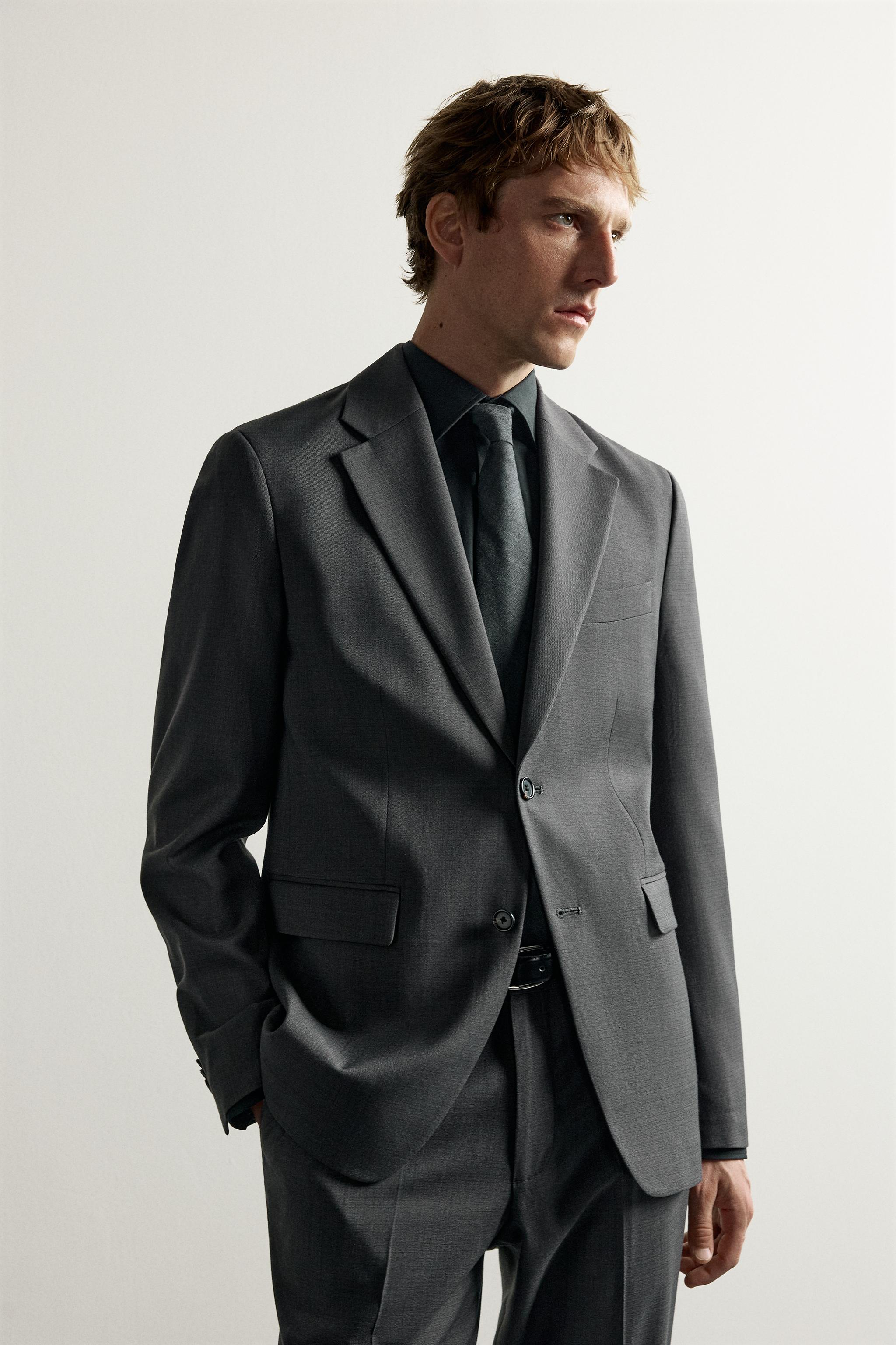 Мужские пиджаки Zara COMFORT SUIT BLAZER — фото 6