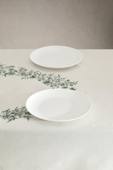 FLORAL SATIN TABLECLOTH - Greenish by Zara - Image 1