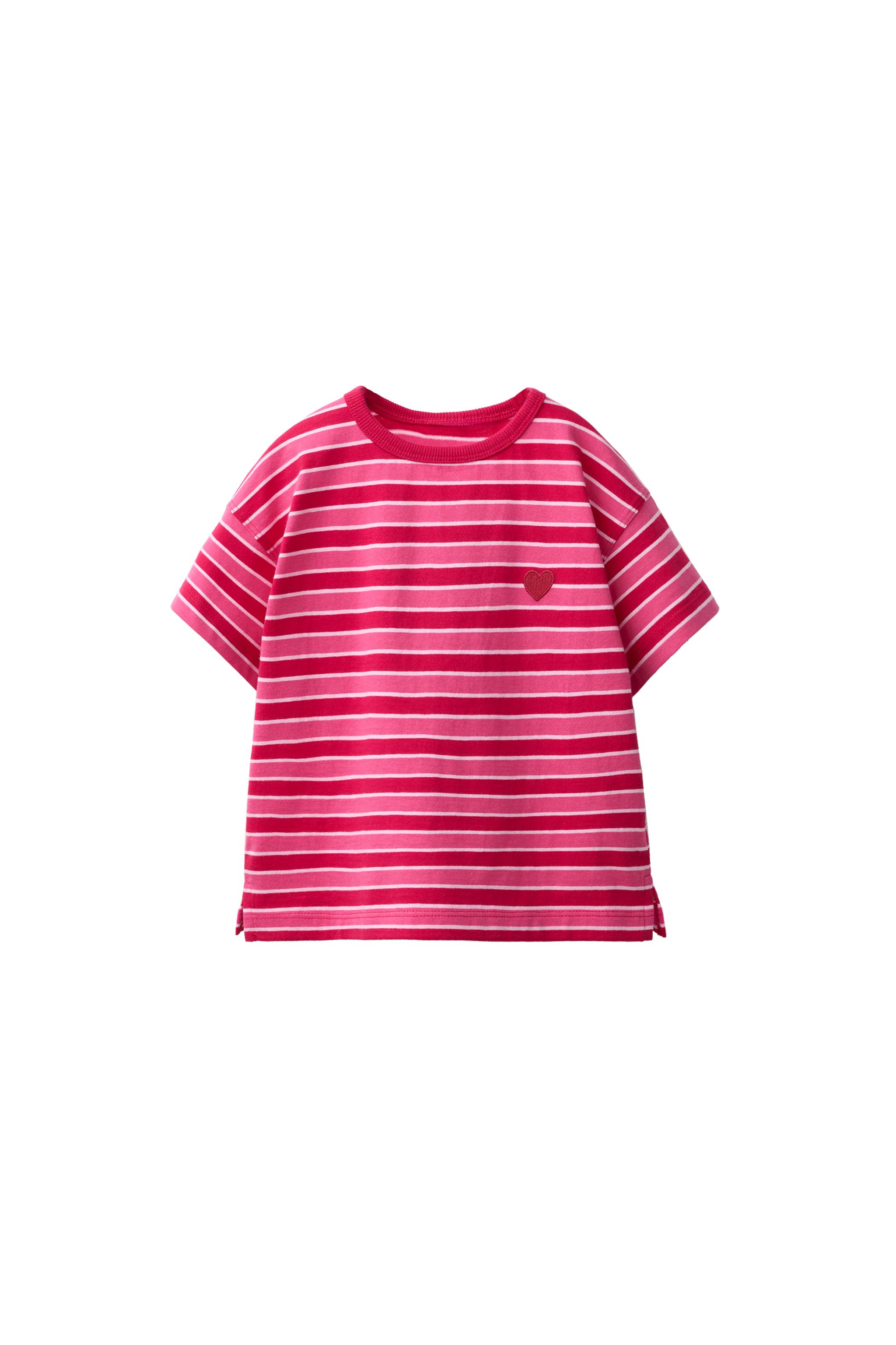 ストライプTシャツ - レッド | ZARA Japan / 日本