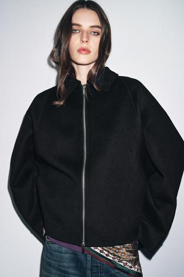 KREMAILERADUN ARTILEZKO JAKA, ZW COLLECTION - Beltza, Zara-rena