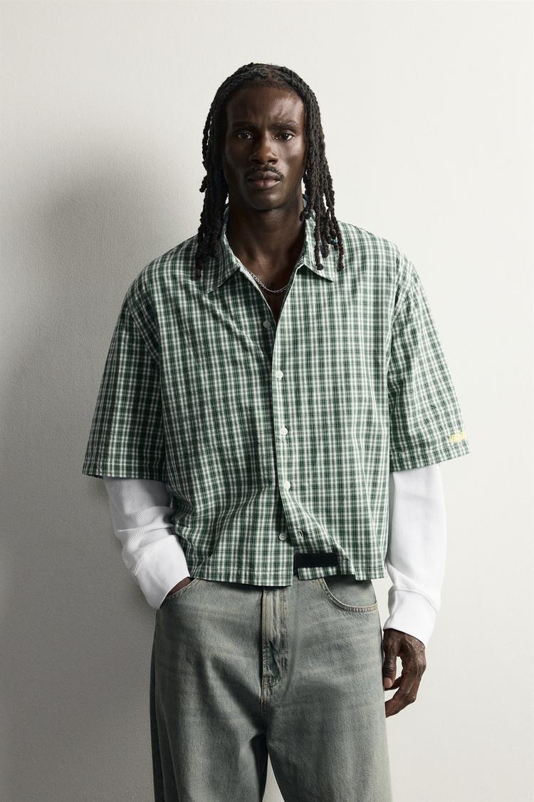 CAMISA CUADROS EFECTO SUPERPOSICIÓN