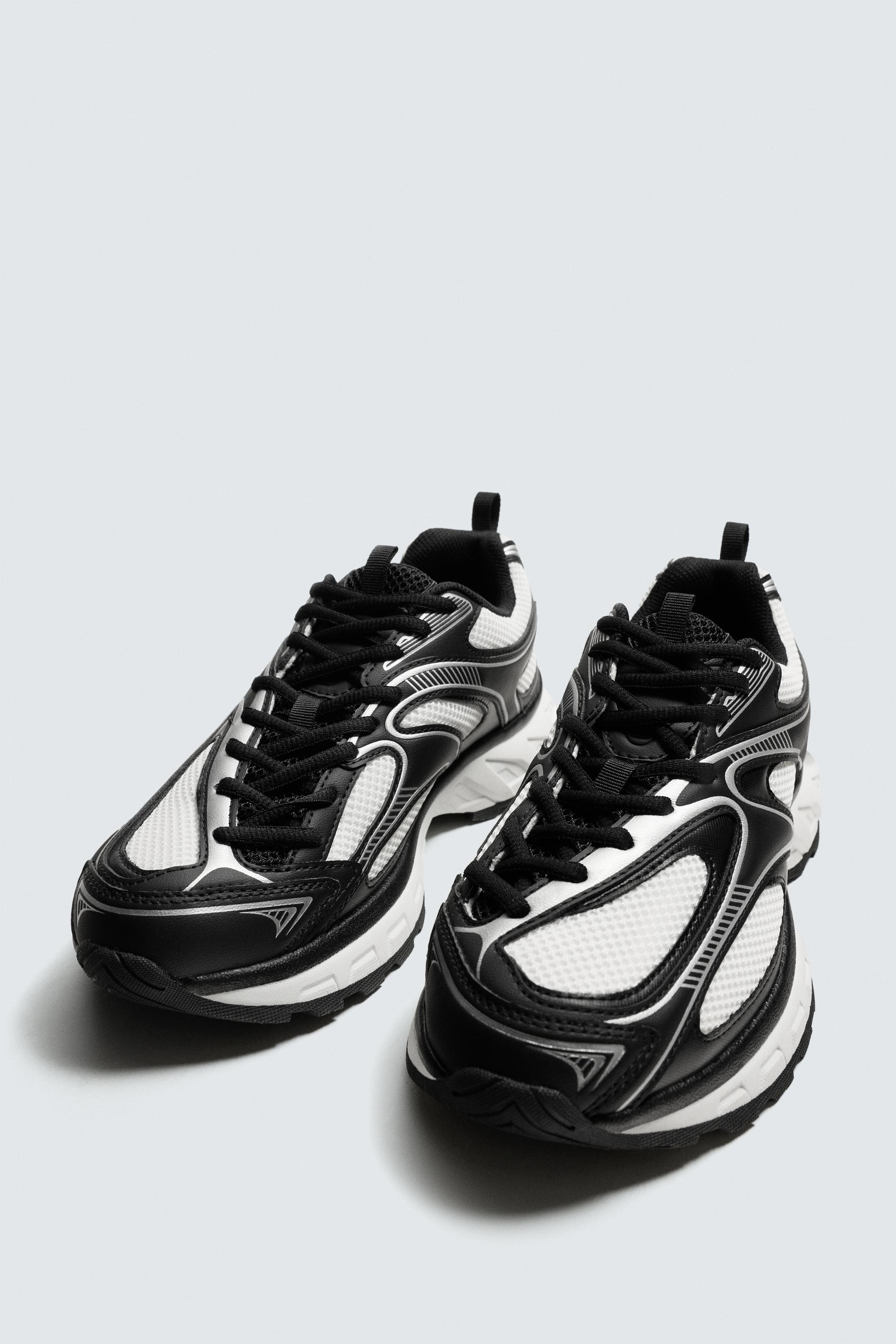 チャンキーソールスニーカー - ボーンホワイト | ZARA Japan / 日本