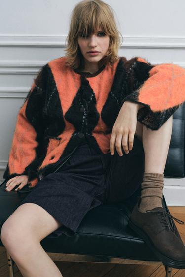 CHAUSSETTES HAUTES - Marron clair de Zara - Image 0