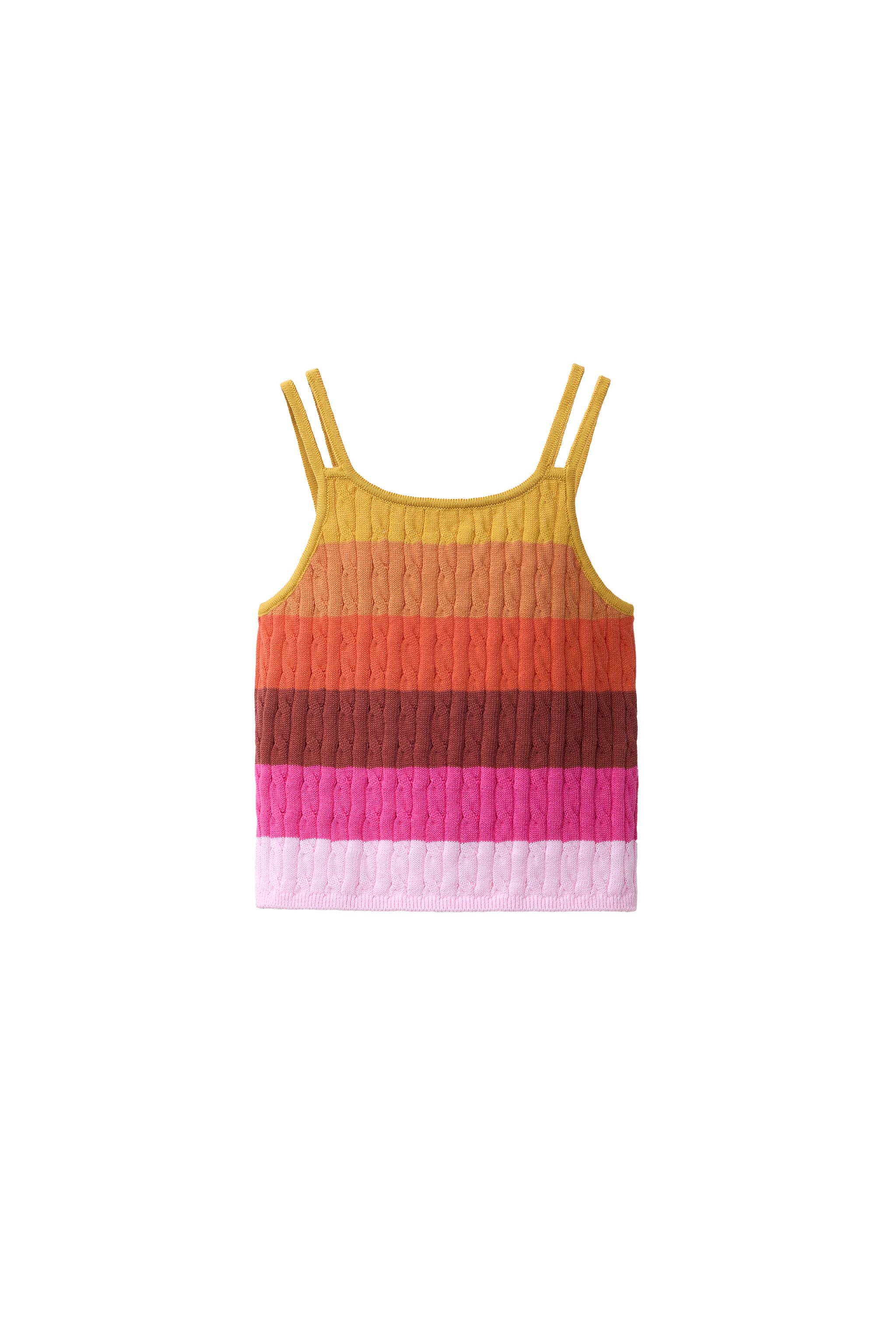 CABLE KNIT TOP - Multicolored | ZARA United States