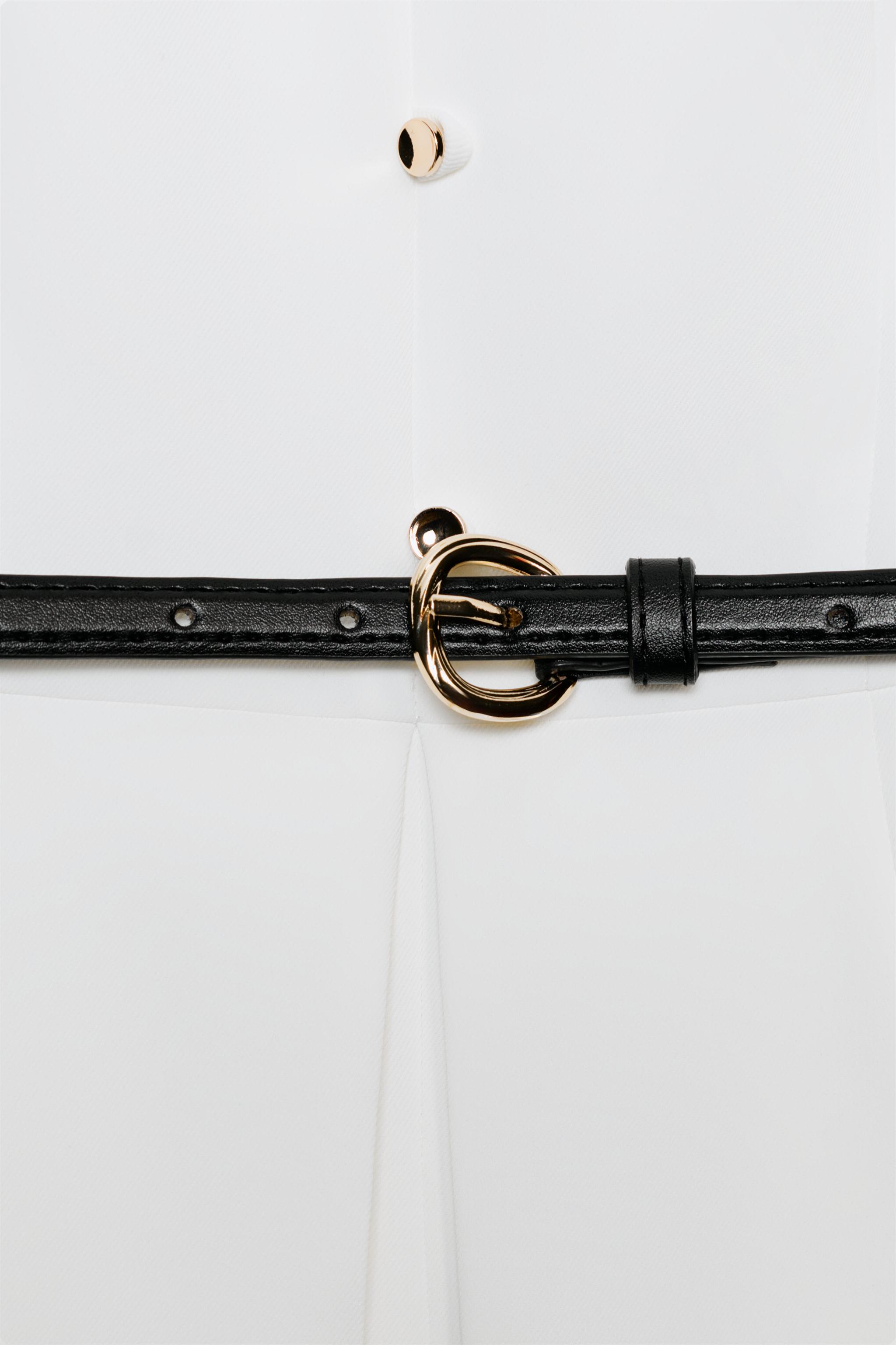 ROBE MI-LONGUE AVEC CEINTURE