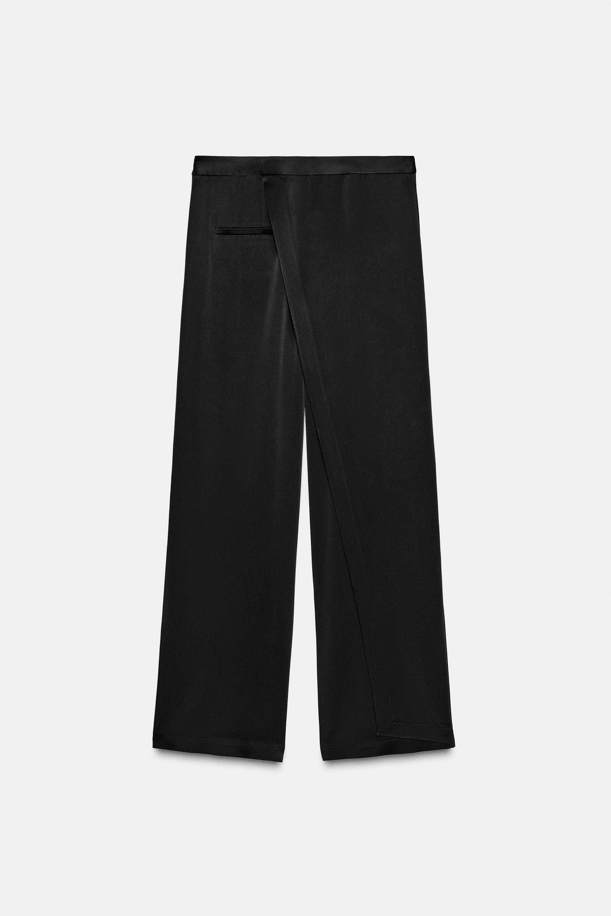 ZW COLLECTION LIMITED EDITION SATIN PAREO PANTS