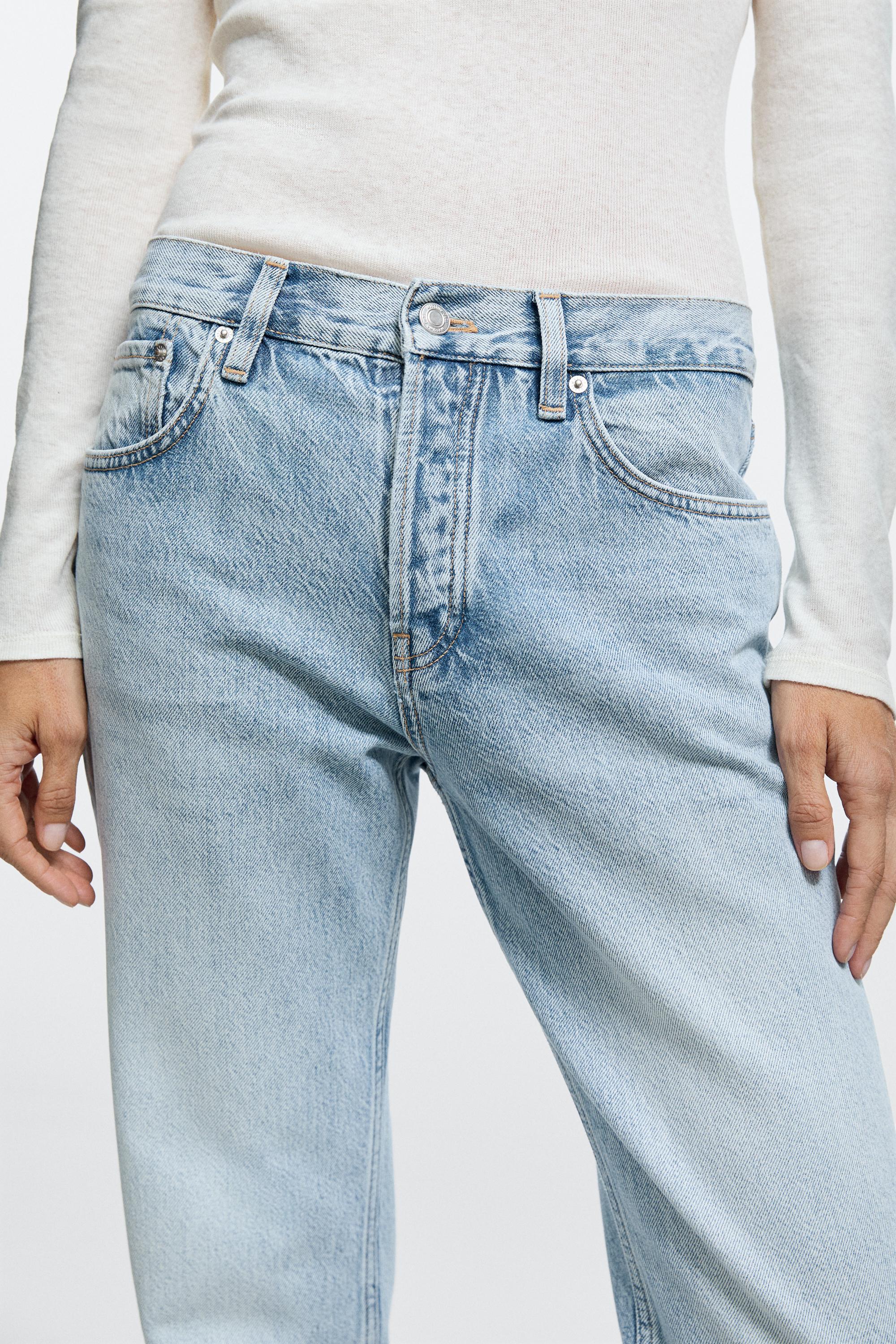 Jean relaxed straight taille moyenne