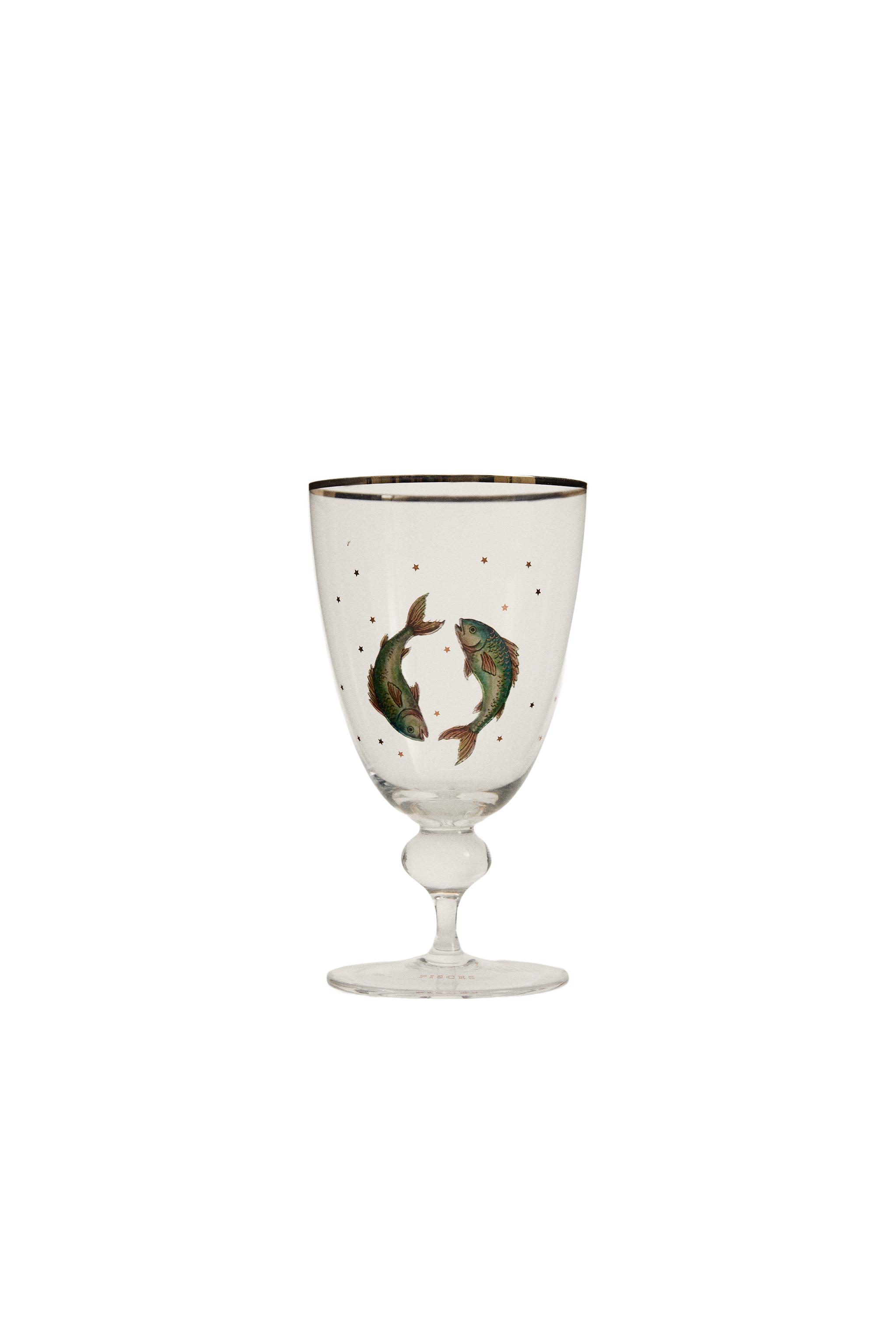 PISCES ZODIAC GLASS | MARISA BERENSON - Transparent | ZARA United