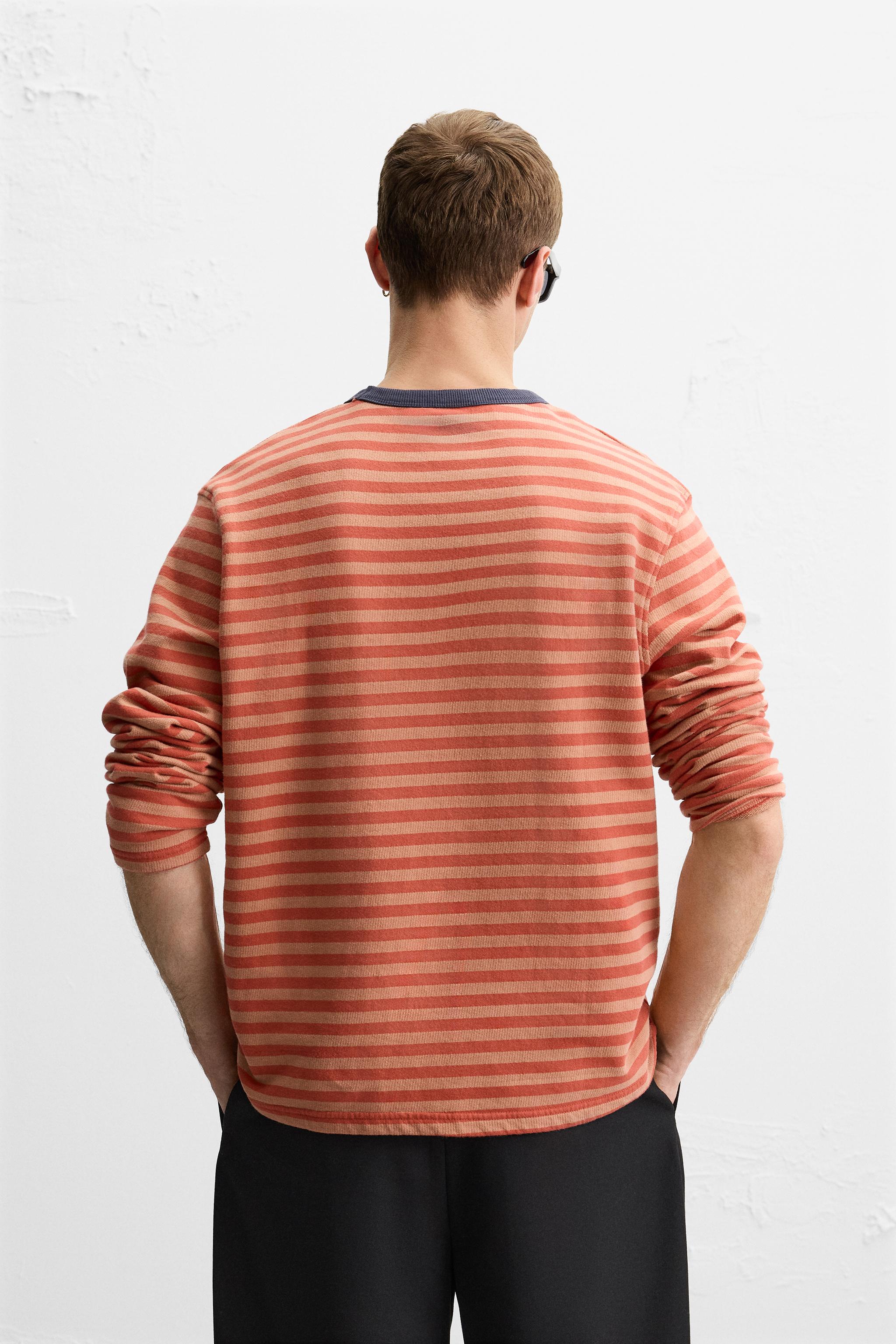 WASHED STRIPE SWEATSHIRT - Multicolored | ZARA United States