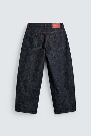 BALLOON FIT JEANS - Indigo by Zara - Image 8
