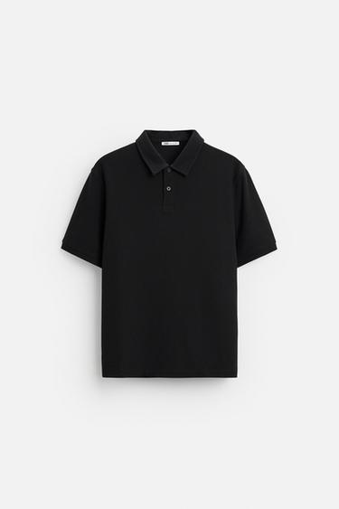 POLO STRUCTURÉ - Noir de Zara