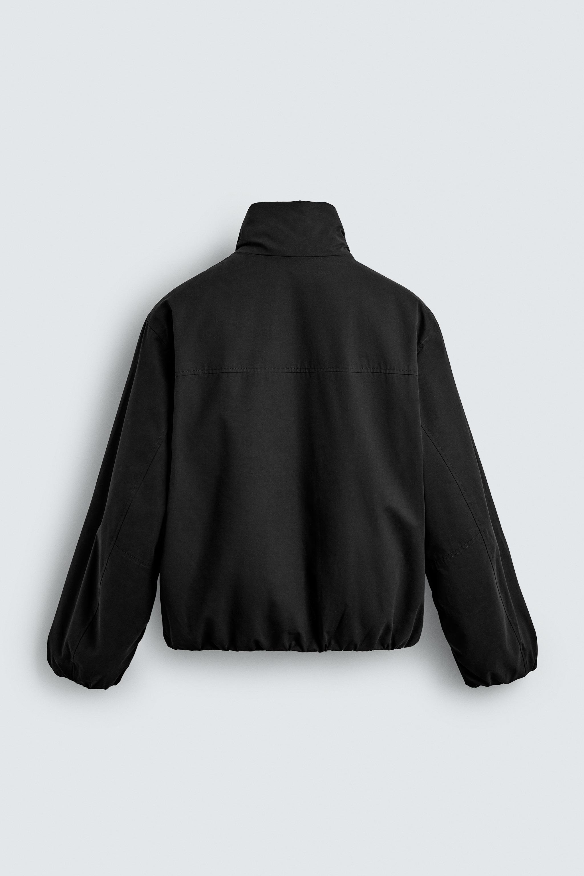 JAQUETA ACOLCHOADA BOXY FIT - Antracito-escuro | ZARA Brasil